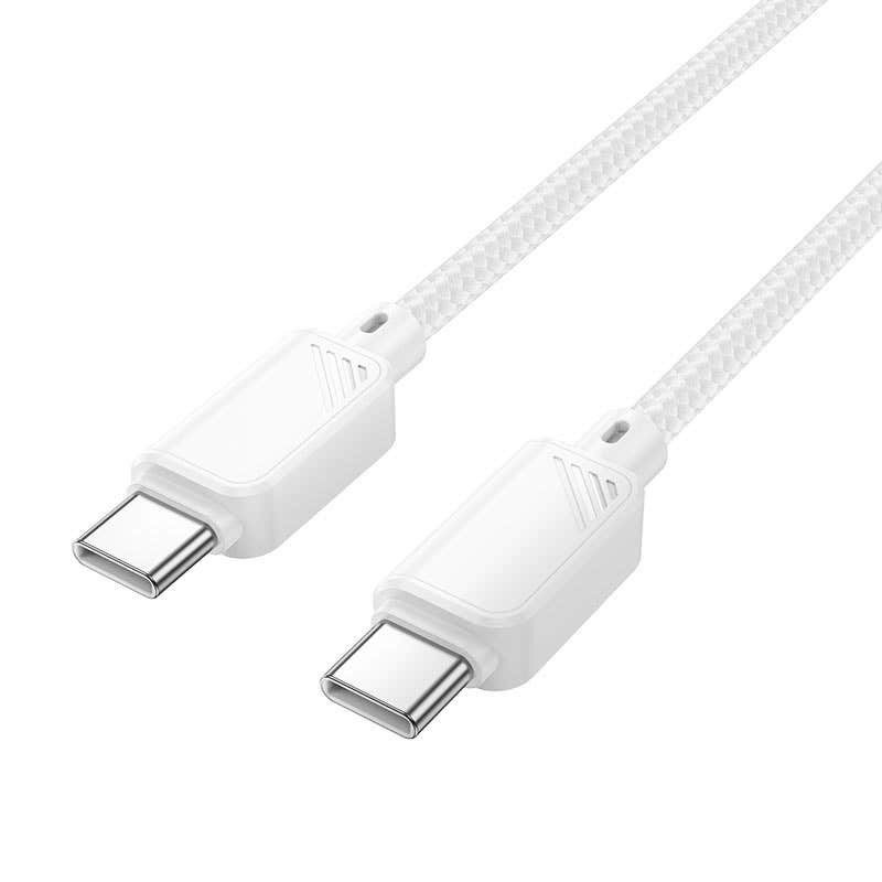 Hoco Type-C Charging Cable, 60W, Fast Charging, X113 - White