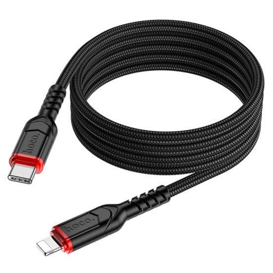 Hoco Cable, Type-C to Lightning, 1 Meter, X59 - Black