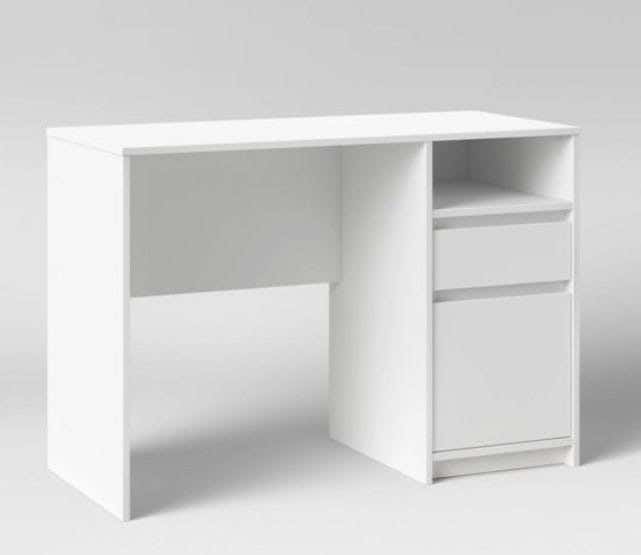 Homework Desk MDF Wood, 100×80×50 cm - White