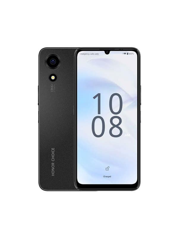 Honor Choice T10 Smartphone, Dual SIM, 4GB RAM, 64GB Storage, 4G Network - Black