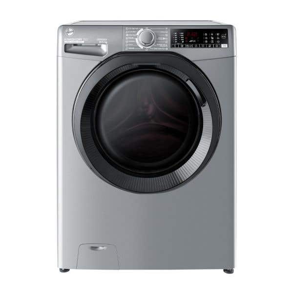 Hoover H3DPS495TAMBRELA Fully Automatic Washing Machine, 9 kg, 1400 RPM, 5 kg Dryer, Inverter - Silver