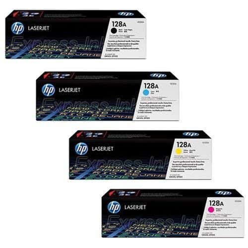 HP Color LaserJet Toner Cartridge, Compatible with Model 128A