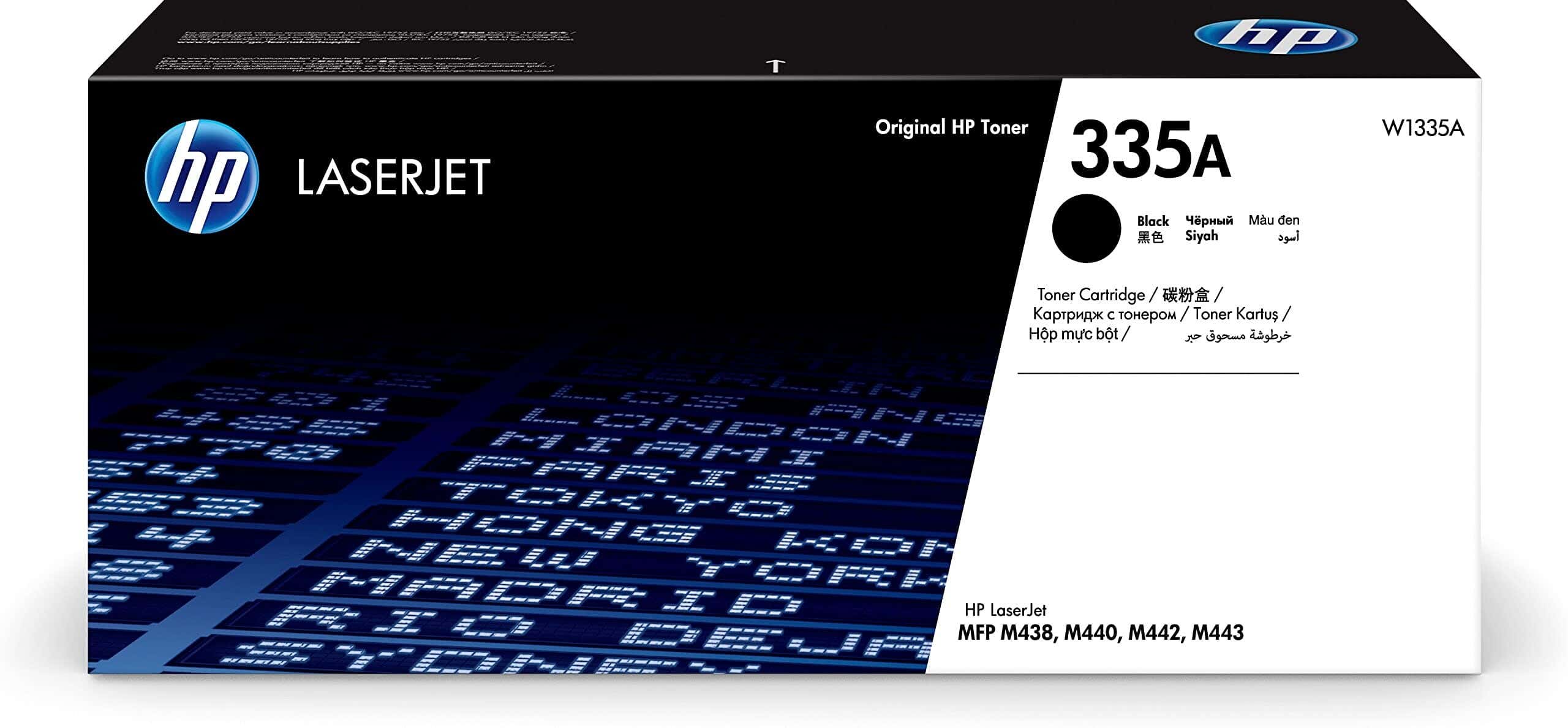 HP LaserJet Toner Cartridge, 335A, W1335A - Black