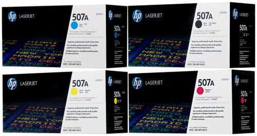 HP LaserJet Toner Cartridge, 507A, Multi-Color Kit - CE400A
