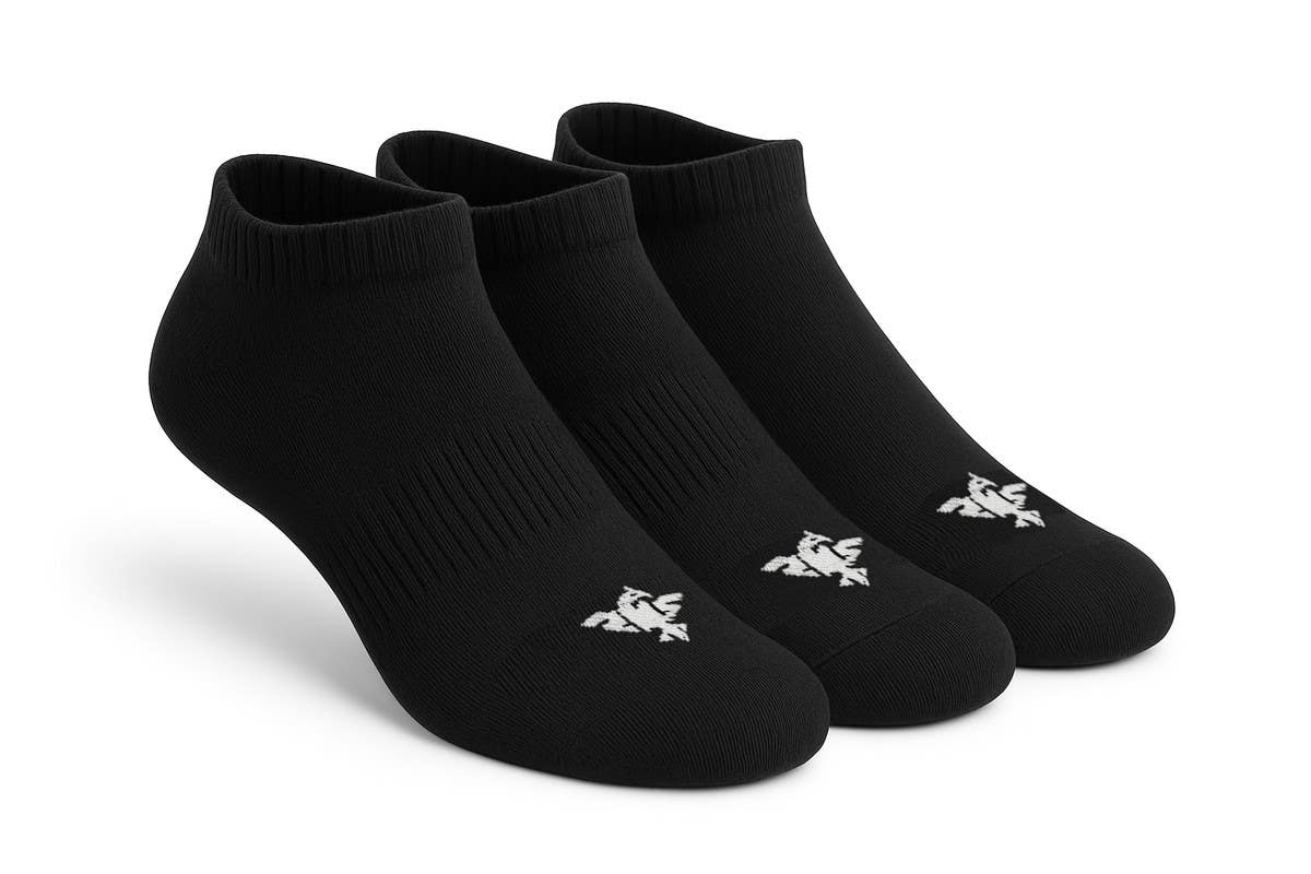Women's 3-Piece Sock Set, 38-41, Black