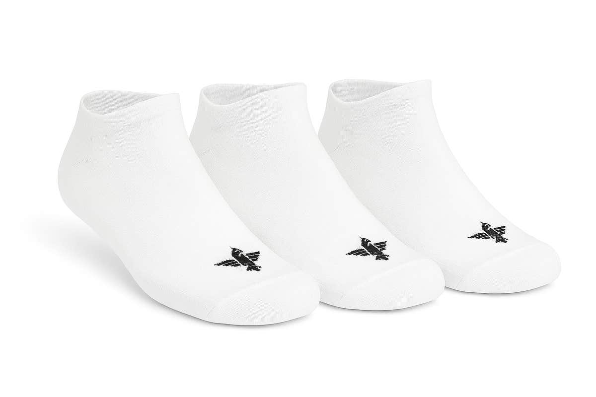 Women's 3-Piece Sock Set, 38-41, White