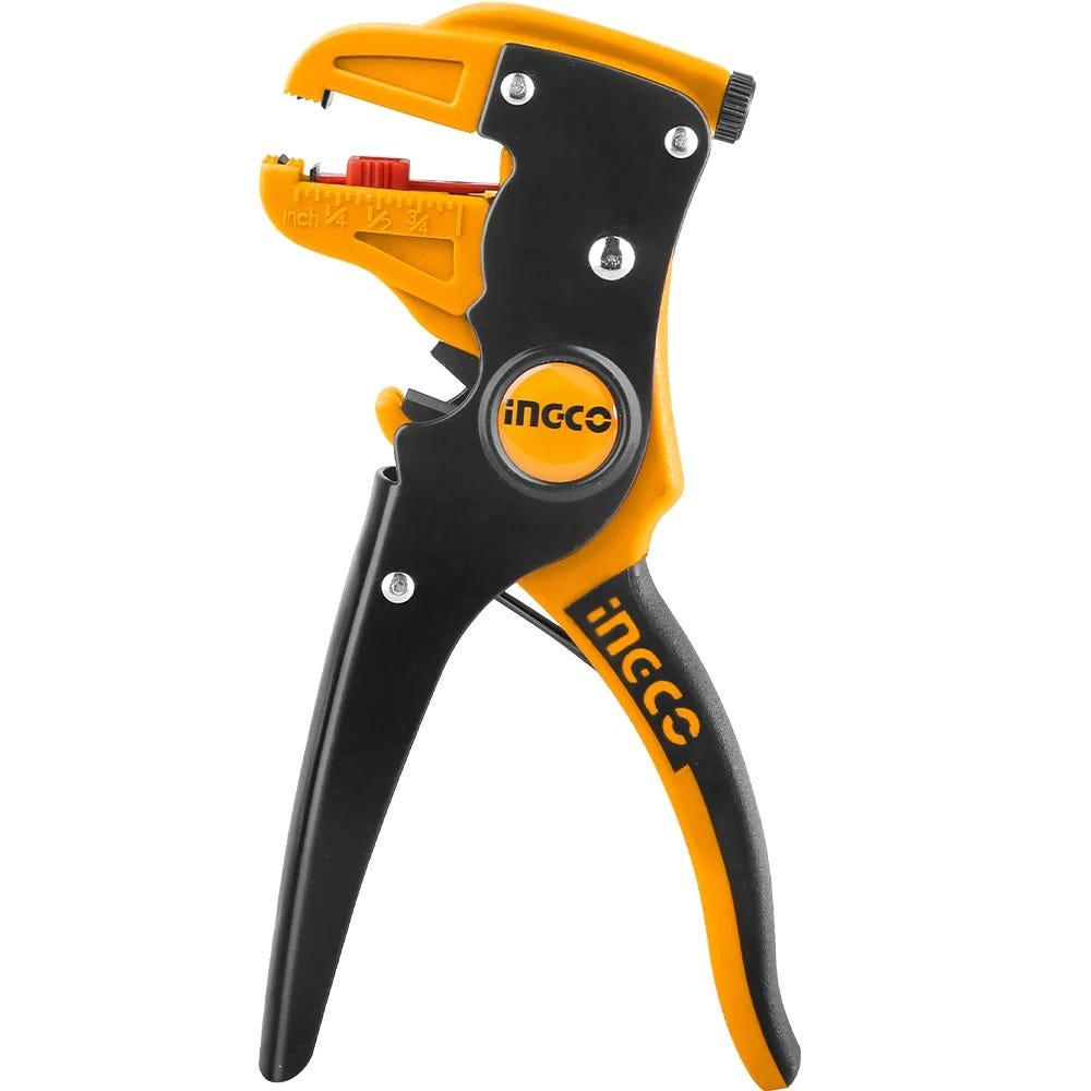 INGCO Wire Stripper, 0.5mm to 6mm - Black Yellow