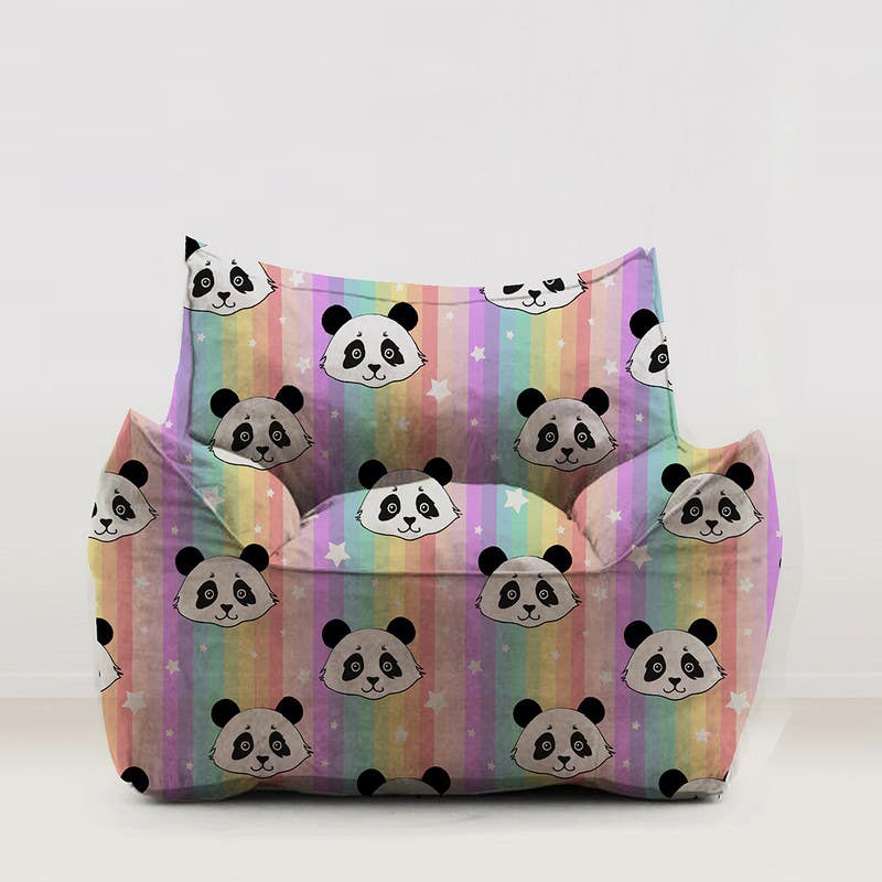 Velvet Bean Bag, 50×50×50 cm - Multicolor