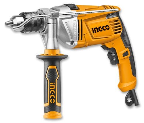 Ingco ID11008 Impact Drill, 13mm, 1100W - Yellow Black