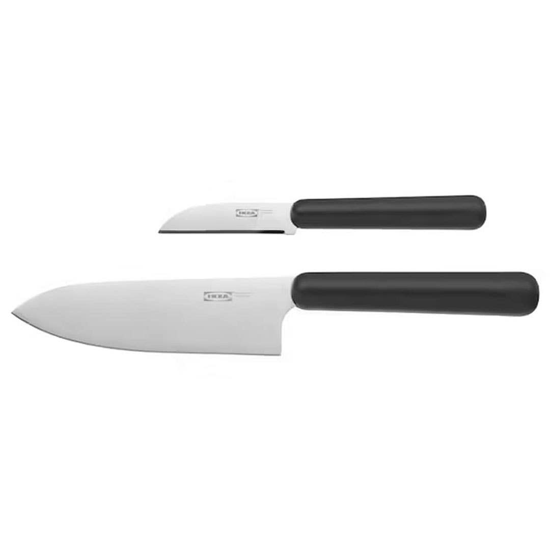 IKEA FORDPLA Knife Set, Stainless Steel, 2 Pieces - Grey