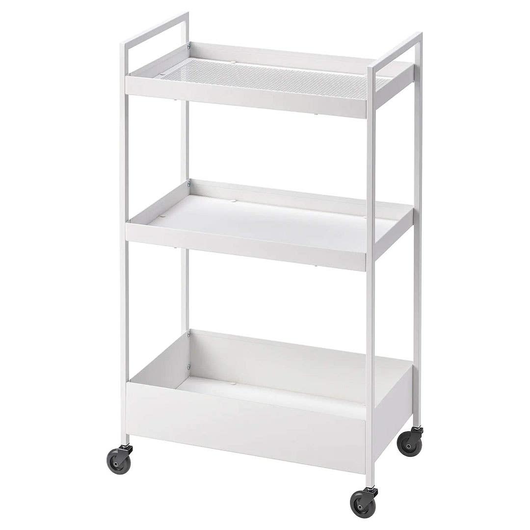 IKEA storage shelves, wood, 83x30x50.5 cm - white