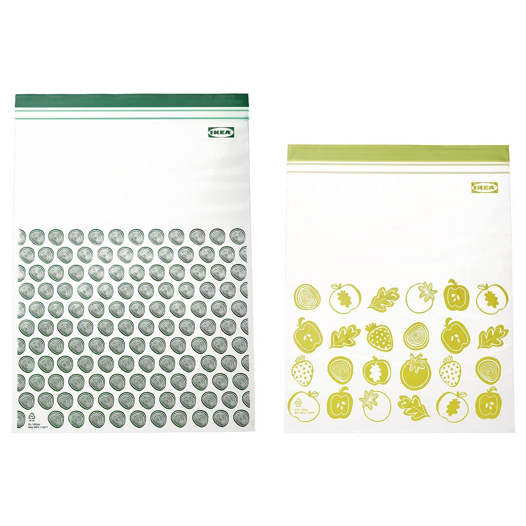 Ikea Storage Bag, Polyethylene Plastic, 30 Pack, 6, 4.5 L - Multicolor