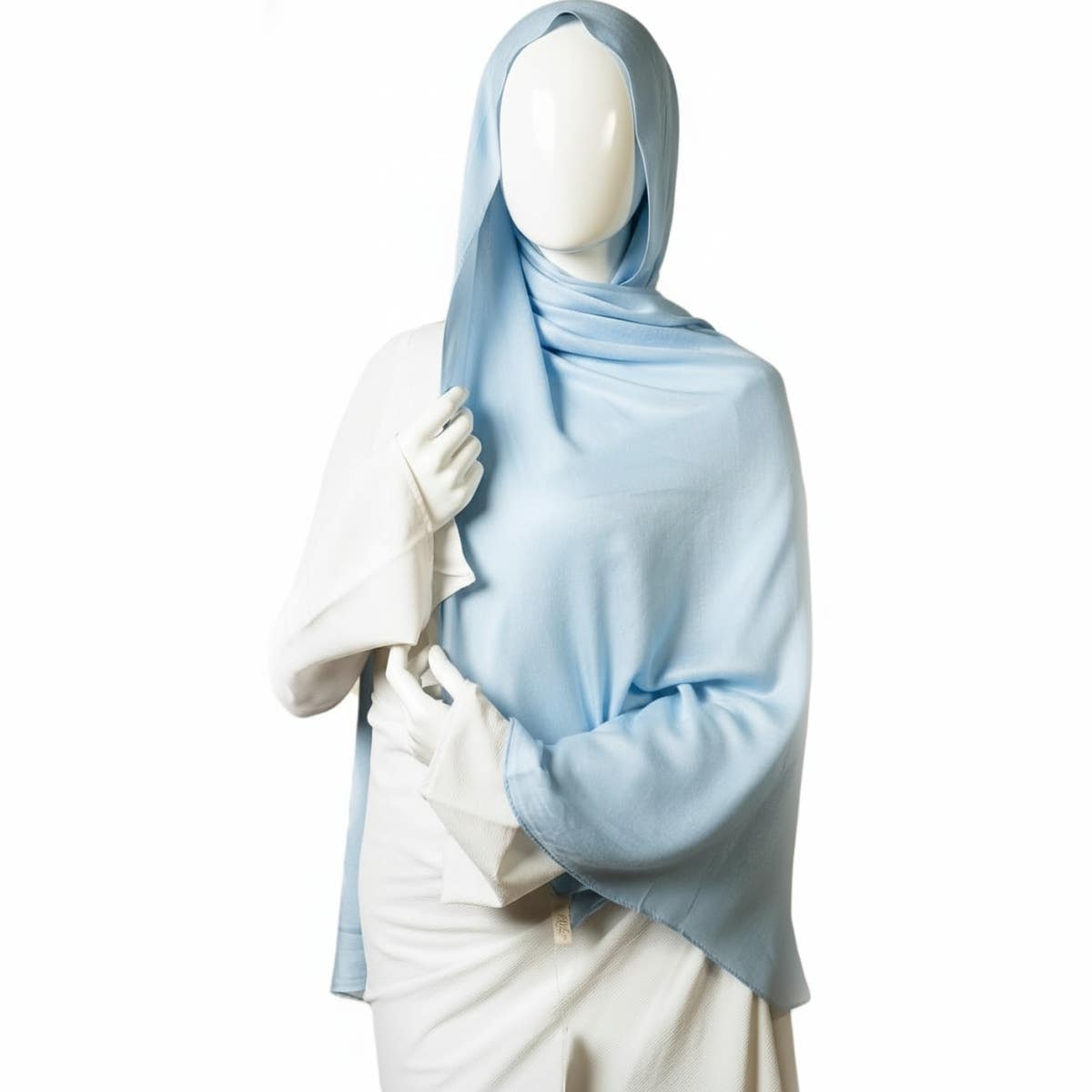 Norshoping Cotton Scarf - Special Occasions - Elegant Fabric - Versatile Design and Perfect Accessory for Any Outfit - Hijab for Women - Size (70cm x 1.8m) Lebony