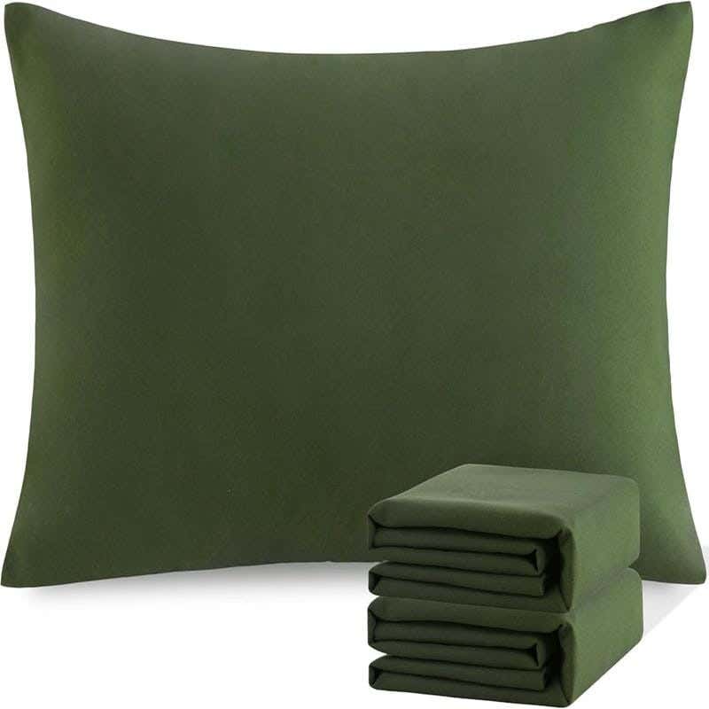 Signola Pillowcase Set, 2 Pieces, Microfiber, 70 x 50 cm - Green