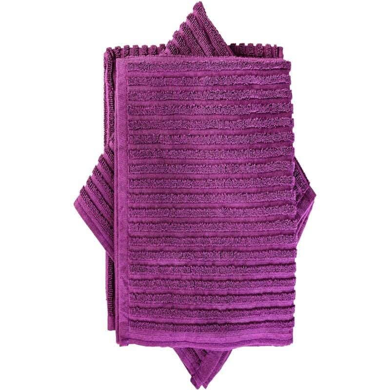 Signola Towel Set, 3 Pieces, Cotton, 50 x 50 cm - Purple