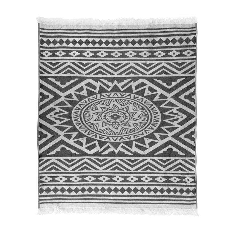 Signola Beach Mat, 1 Piece, Cotton, 170 x 90 cm - Grey