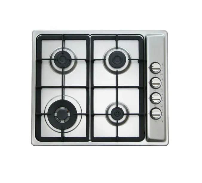 Kitchen Line ZP. GN4014 Built In Gas Hob, 4 Burners, 60 Cm - Silver