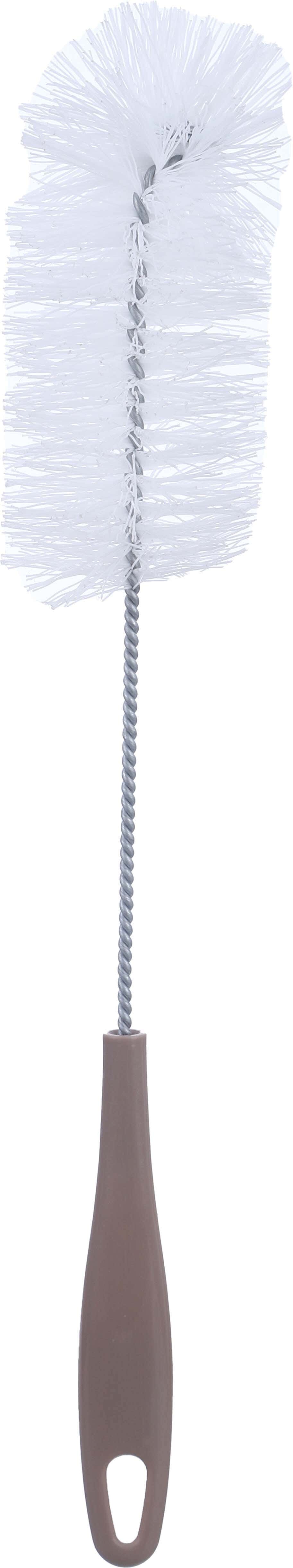 York Plastic Water Bottle Cleaning Brush, 33 cm - White Caffee