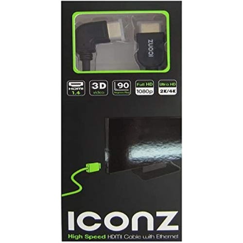 Iconz Cable, Hdmi With Ethernet Interface, 5M, Imn-Hc25K - Black