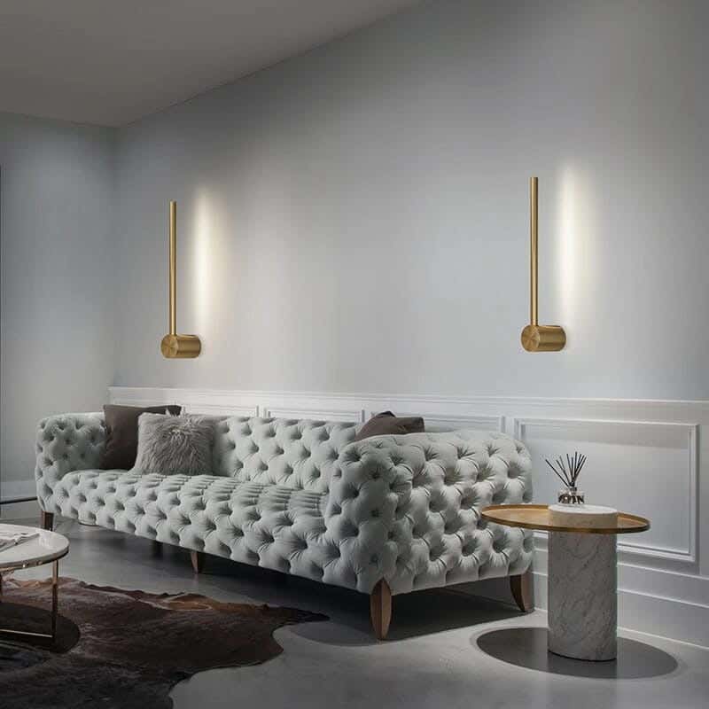 LED LED Wall Sconce, Electrostatic Paint, Joky, 40 Cm - Gold
