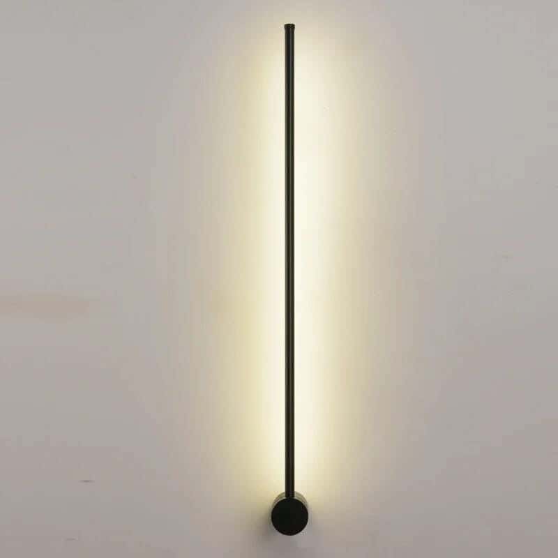 LED LED Wall Sconce, Steel Electrostatic Paint, Joky, 60 Cm - Black