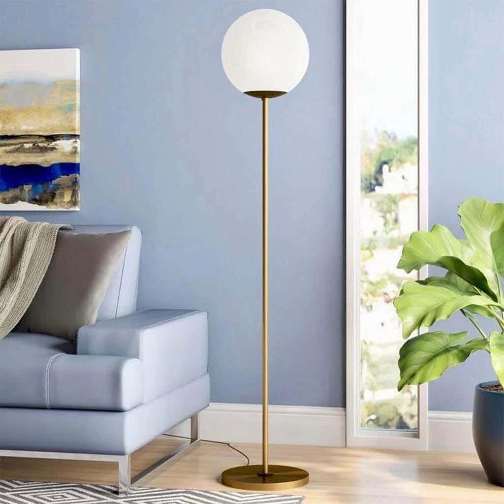 Joky Electrostatic Powder-Coated Steel Lampshade, 15 X 15 Cm - Gold