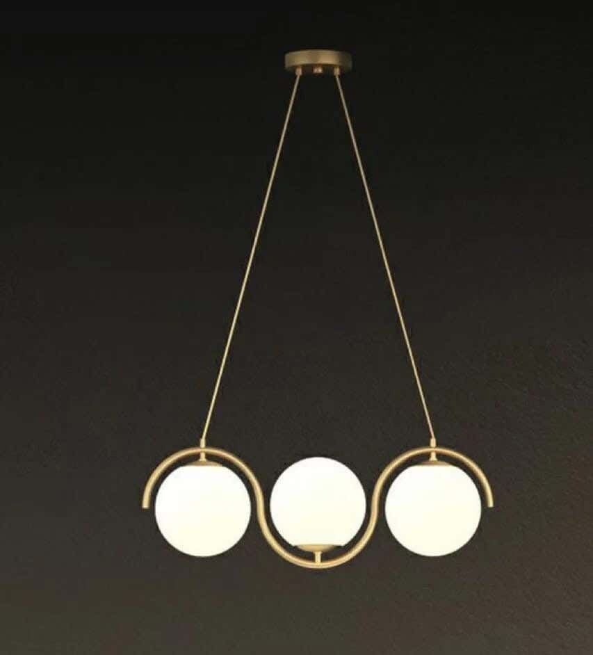 Joky Electrostatic Powder-Coated Steel Pendant Lights, 60 X 15 Cm - Silver