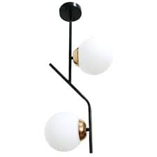 Joky Electrostatic Powder-Coated Steel Pendant Lights, 25 X 15 Cm - Black Gold