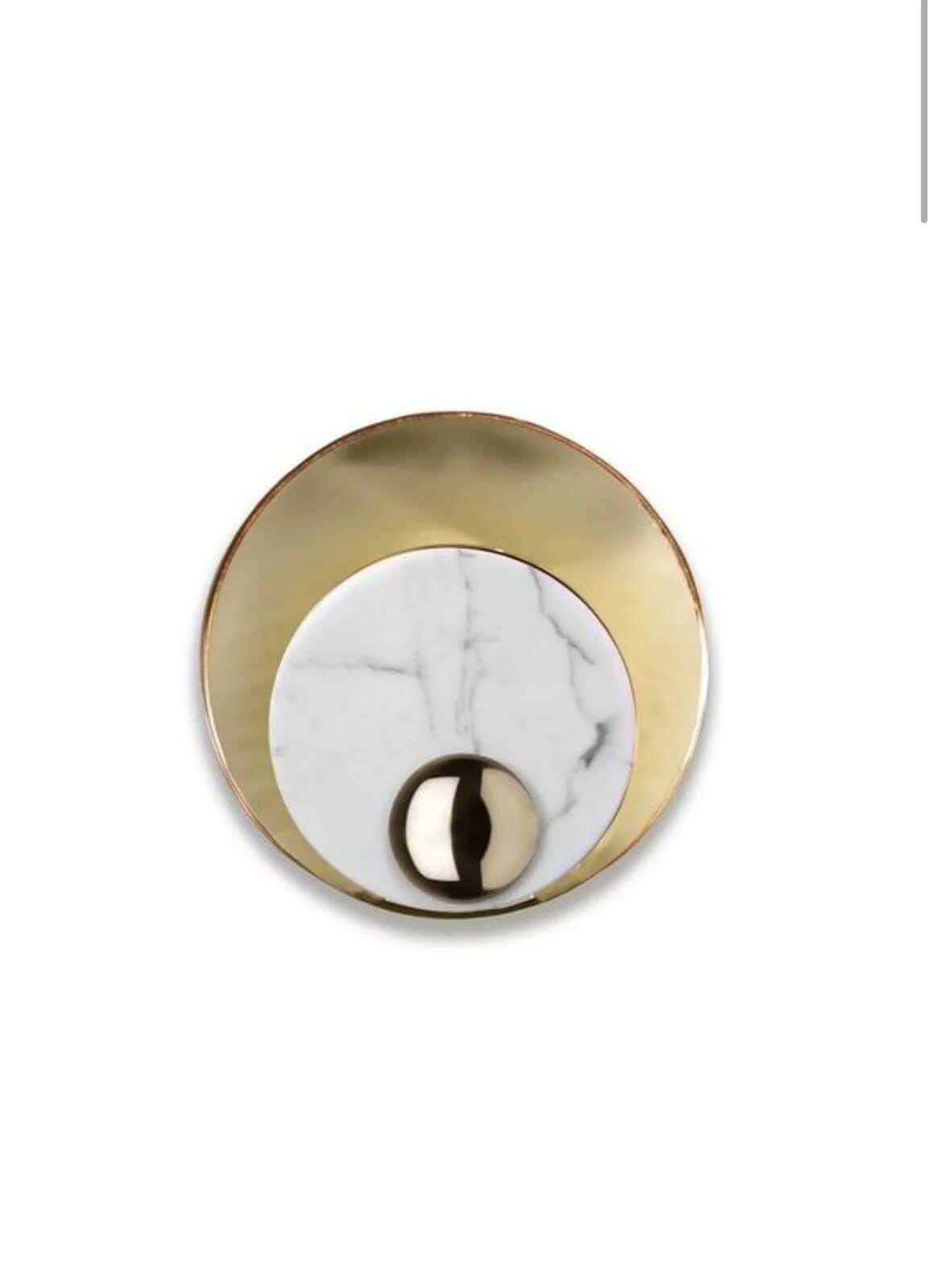 LED LED Wall Sconce, Electrostatic Paint, Joky, 30X30 Cm - Gold
