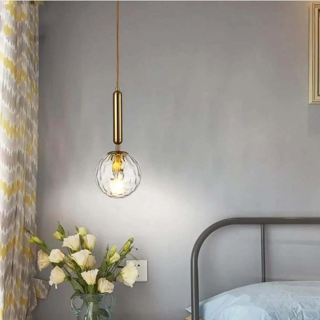 Joky Electrostatic Powder-Coated Steel Pendant Lights, 30 X 15 Cm - Gold