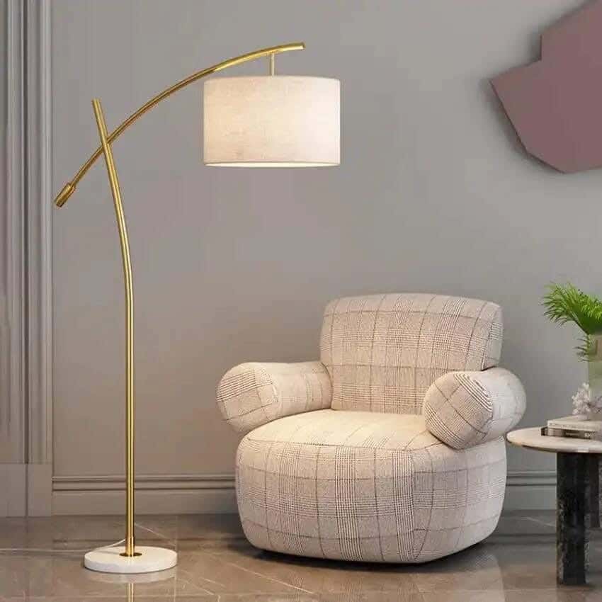 Joky Electrostatic Powder-Coated Steel Lampshade, 50X40 Cm - Gold