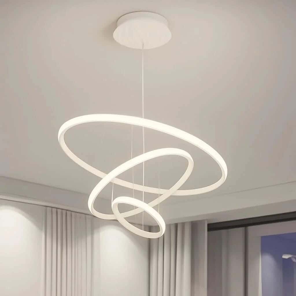 Joky LED Chandelier, 60X60 Cm - White