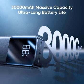 Joyroom Power Bank, 30000mAh, 22.5W, JR-QP193 - Black