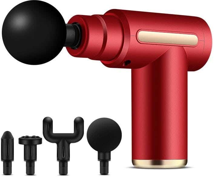 Muscle Massager Jy-511, 4 Heads - Red Black