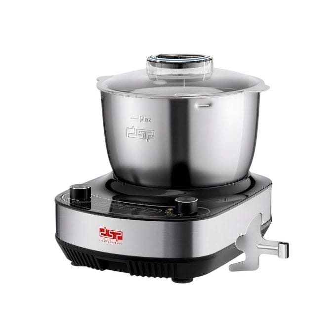 DSP KM3089 Stand Mixer, 450 Watts, 5 Liter Capacity - Black Silver