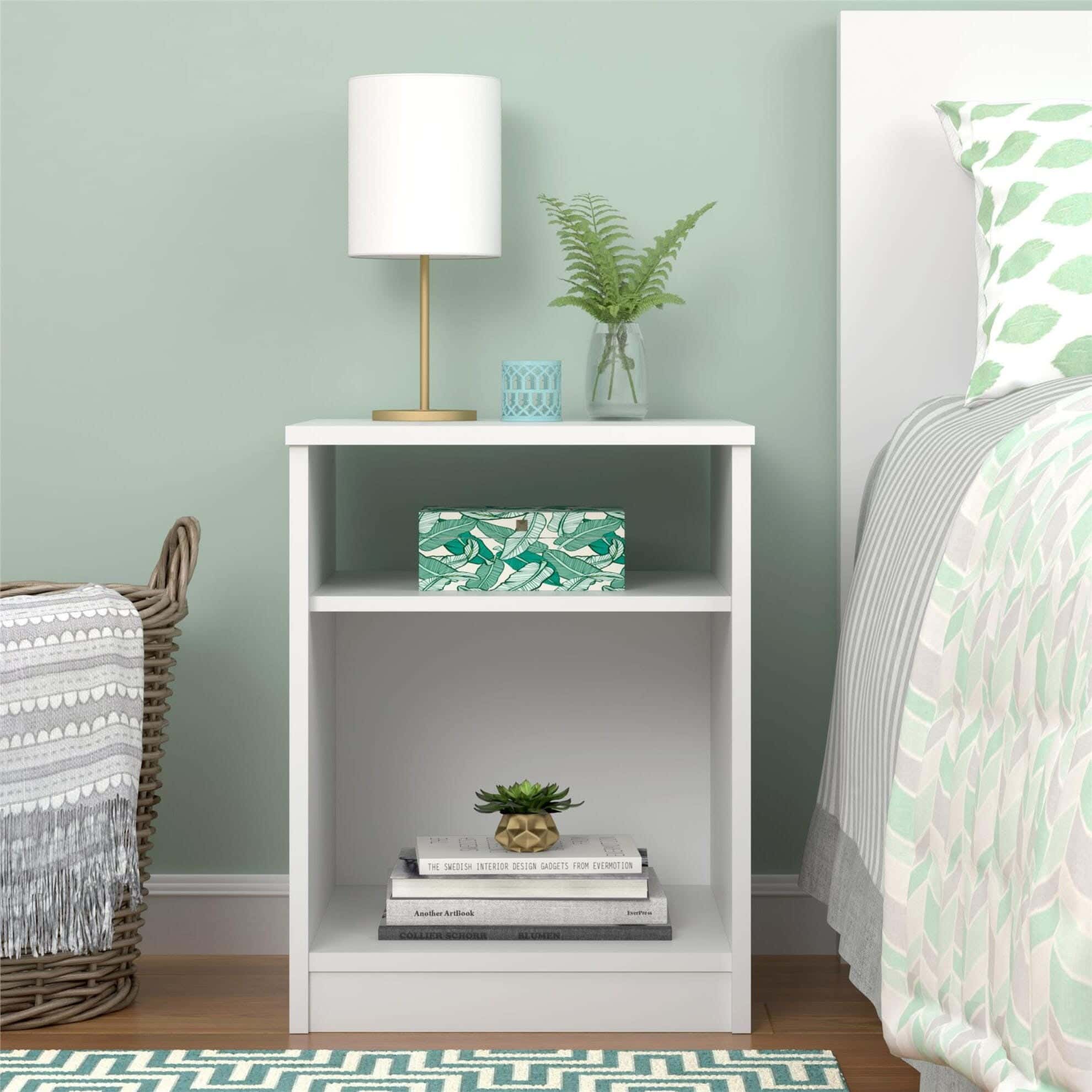 MDF Wood Modern Commode, 50x38x30 cm - White