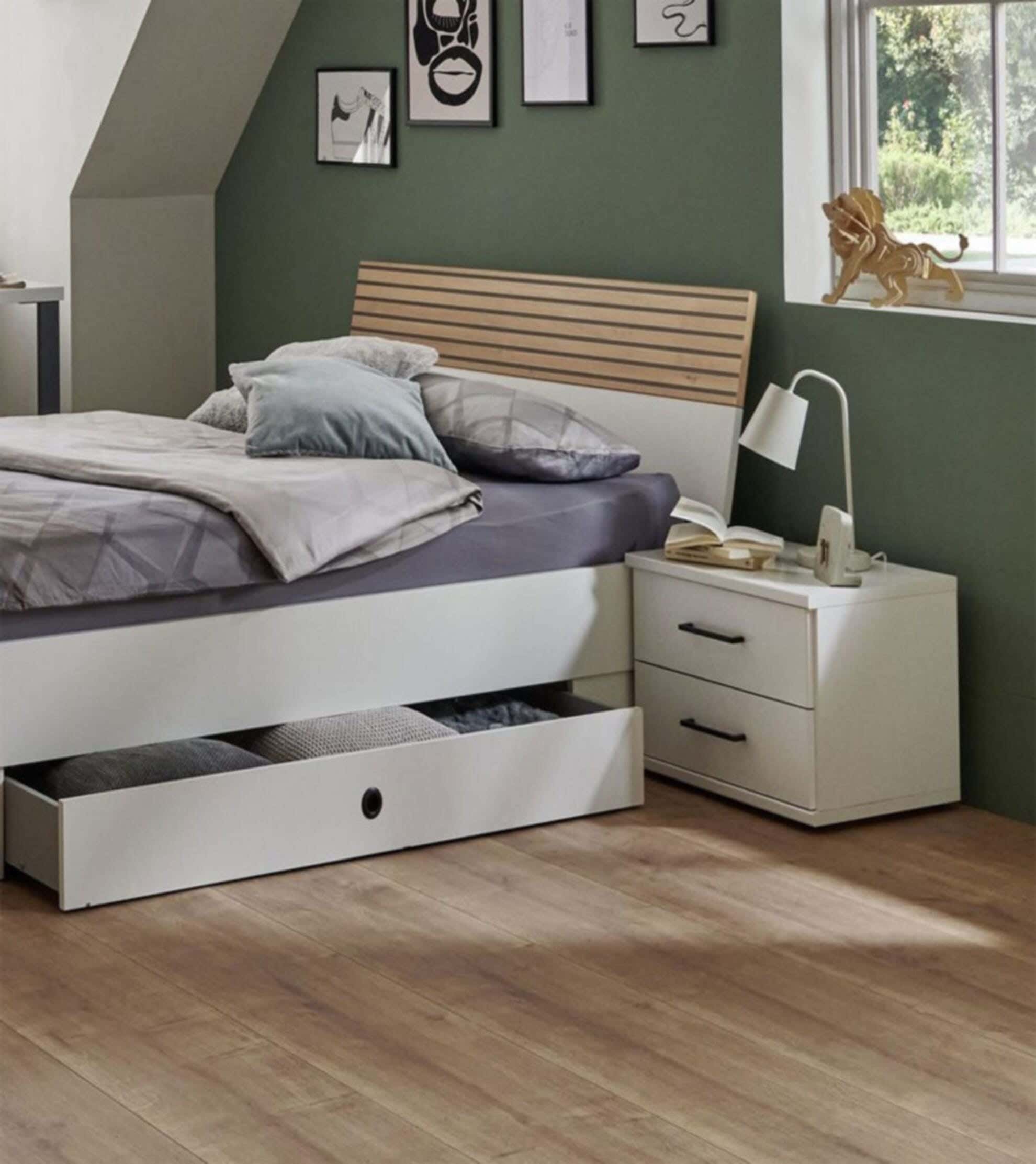 MDF Wood Modern Commode, 41x44x32 cm - White
