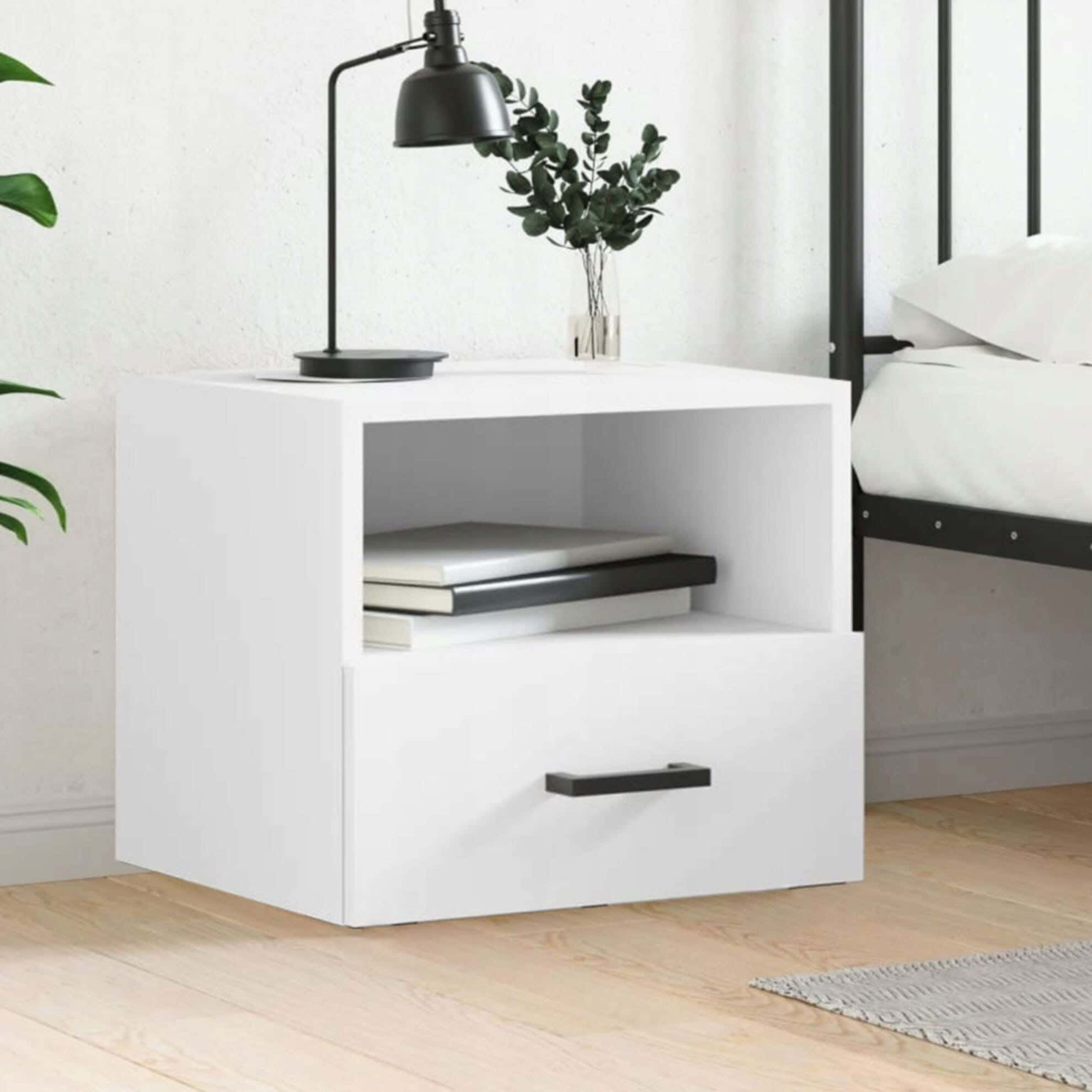 MDF Wood Modern Commode, 40x44x32 cm - White