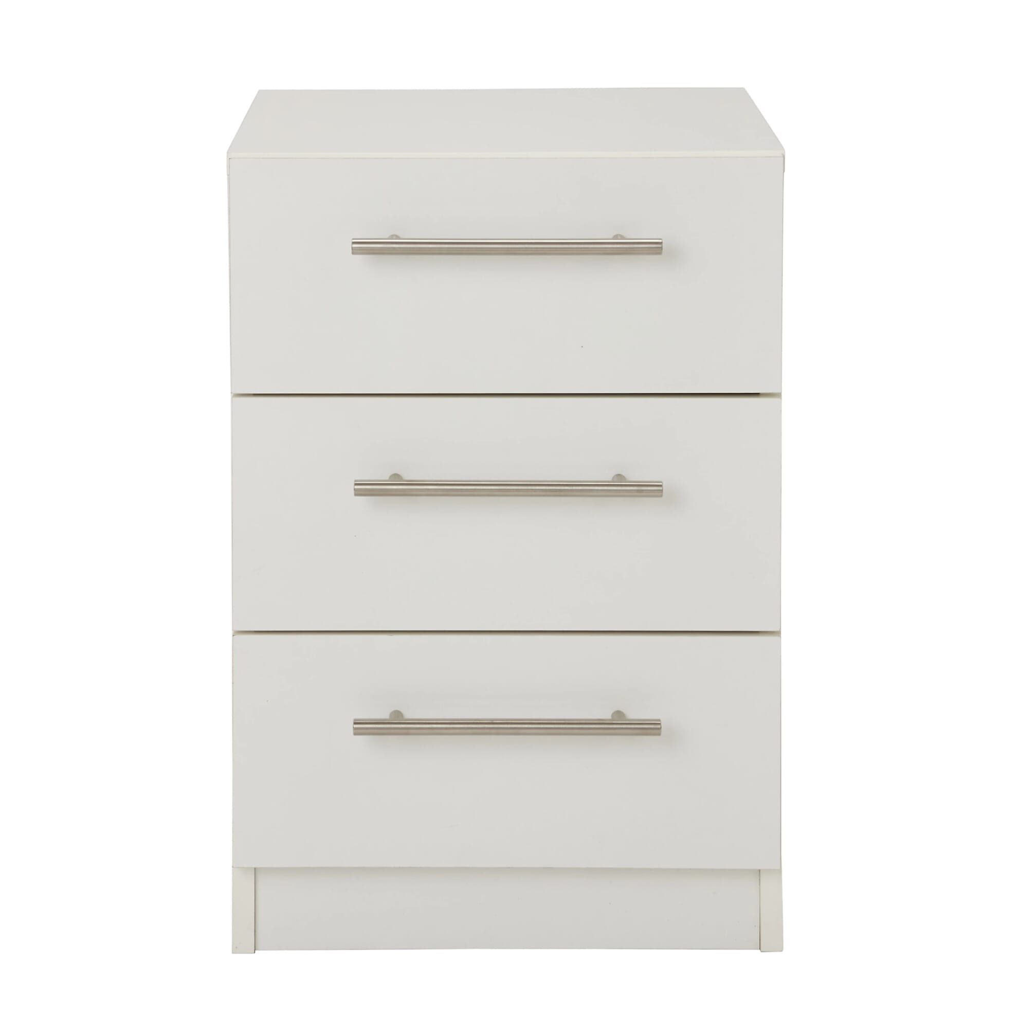 MDF Wood Modern Commode, 65x40x36 cm - White