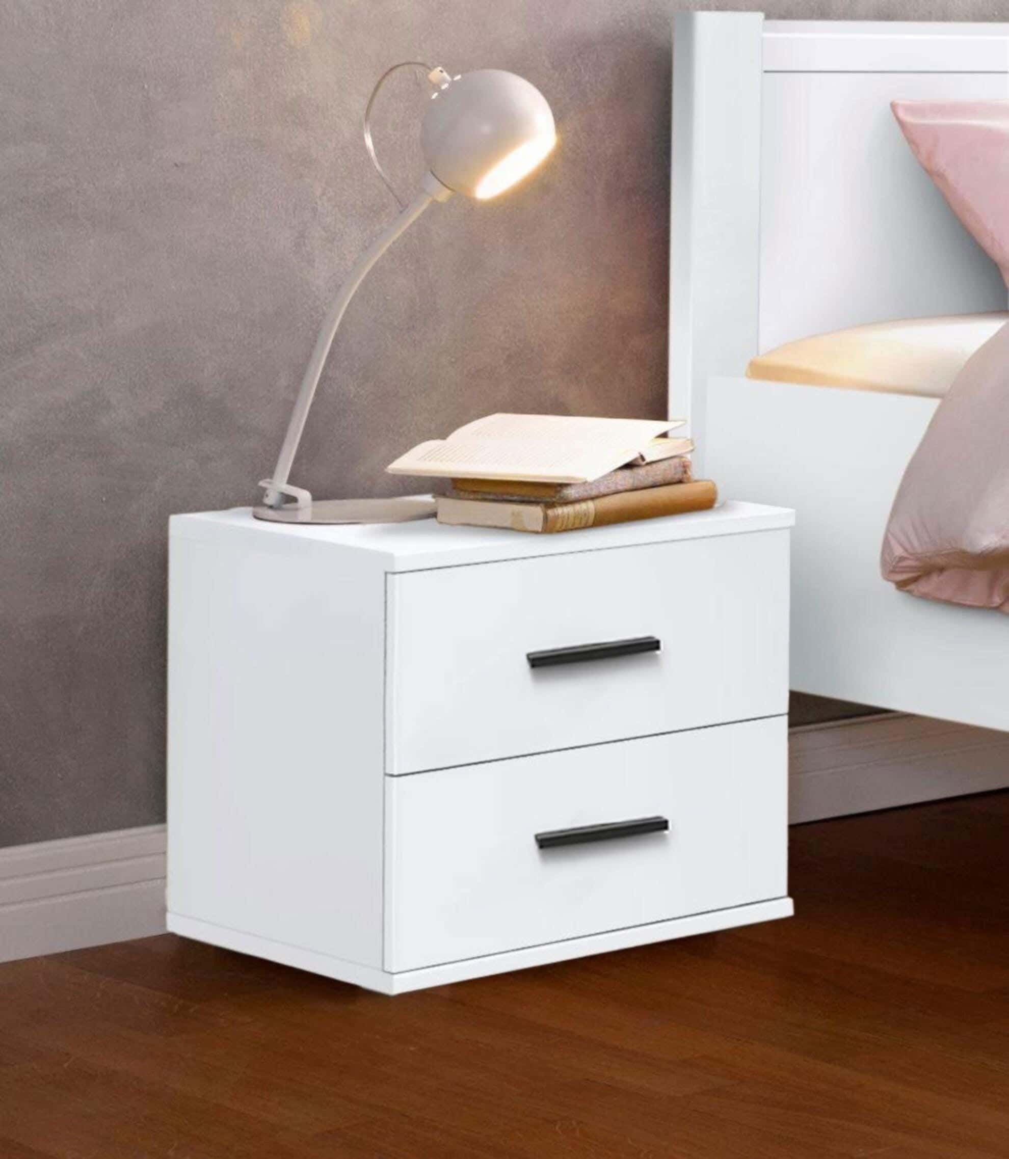 MDF Wood Modern Commode, 41x44x32 cm - White