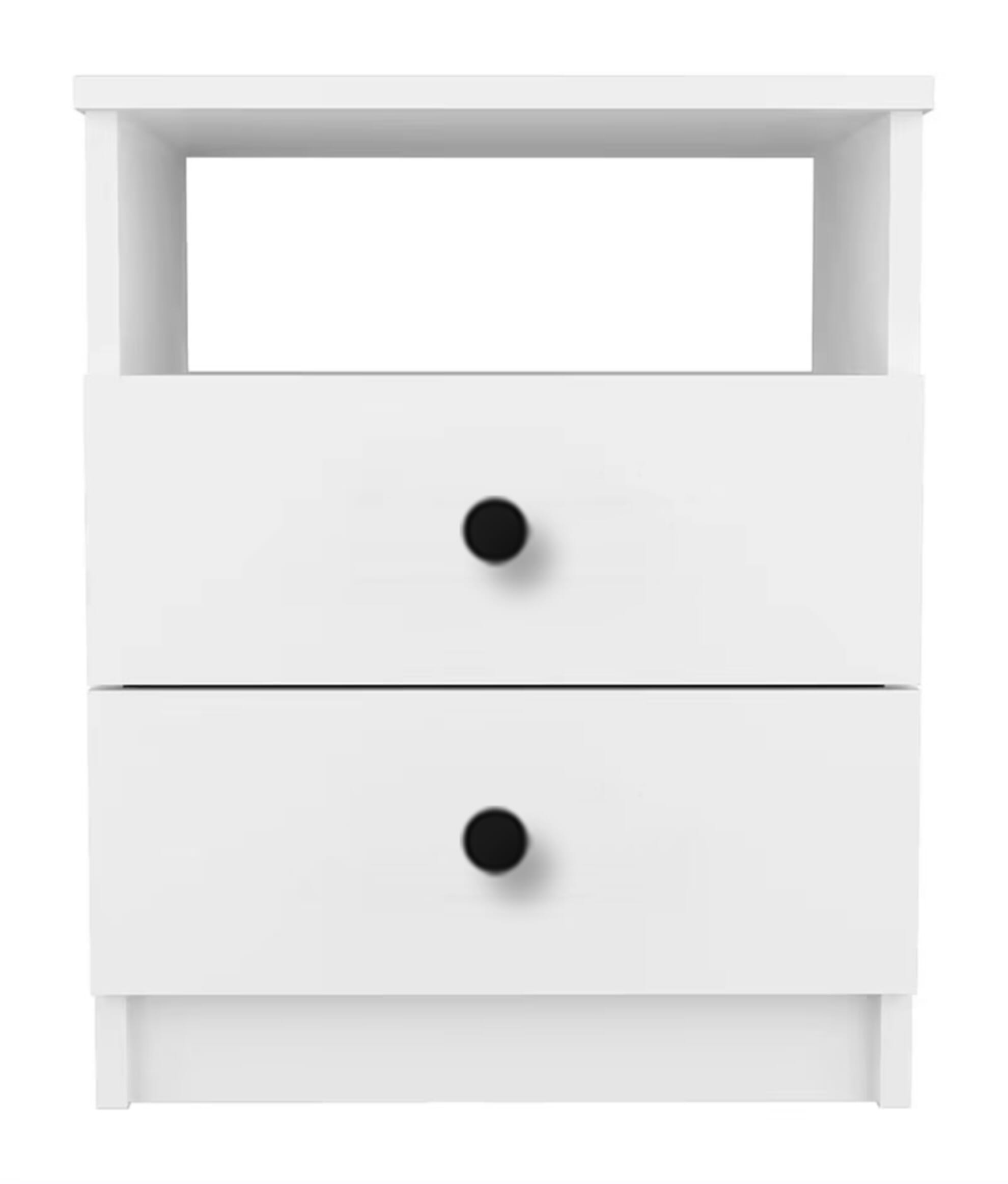 MDF Wood Modern Commode, 50x40x32 cm - White