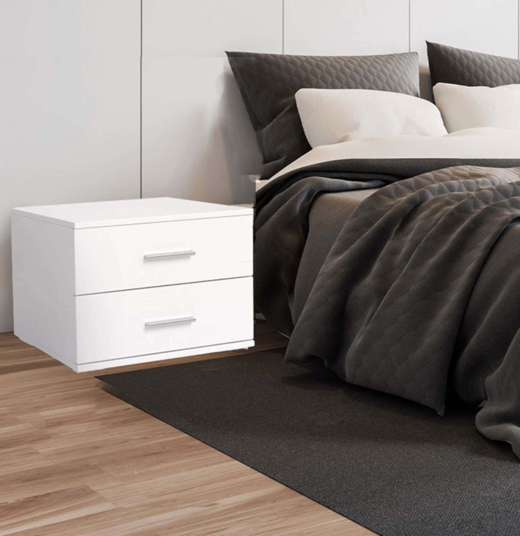 MDF Wood Modern Commode, 41x44x32 cm - White