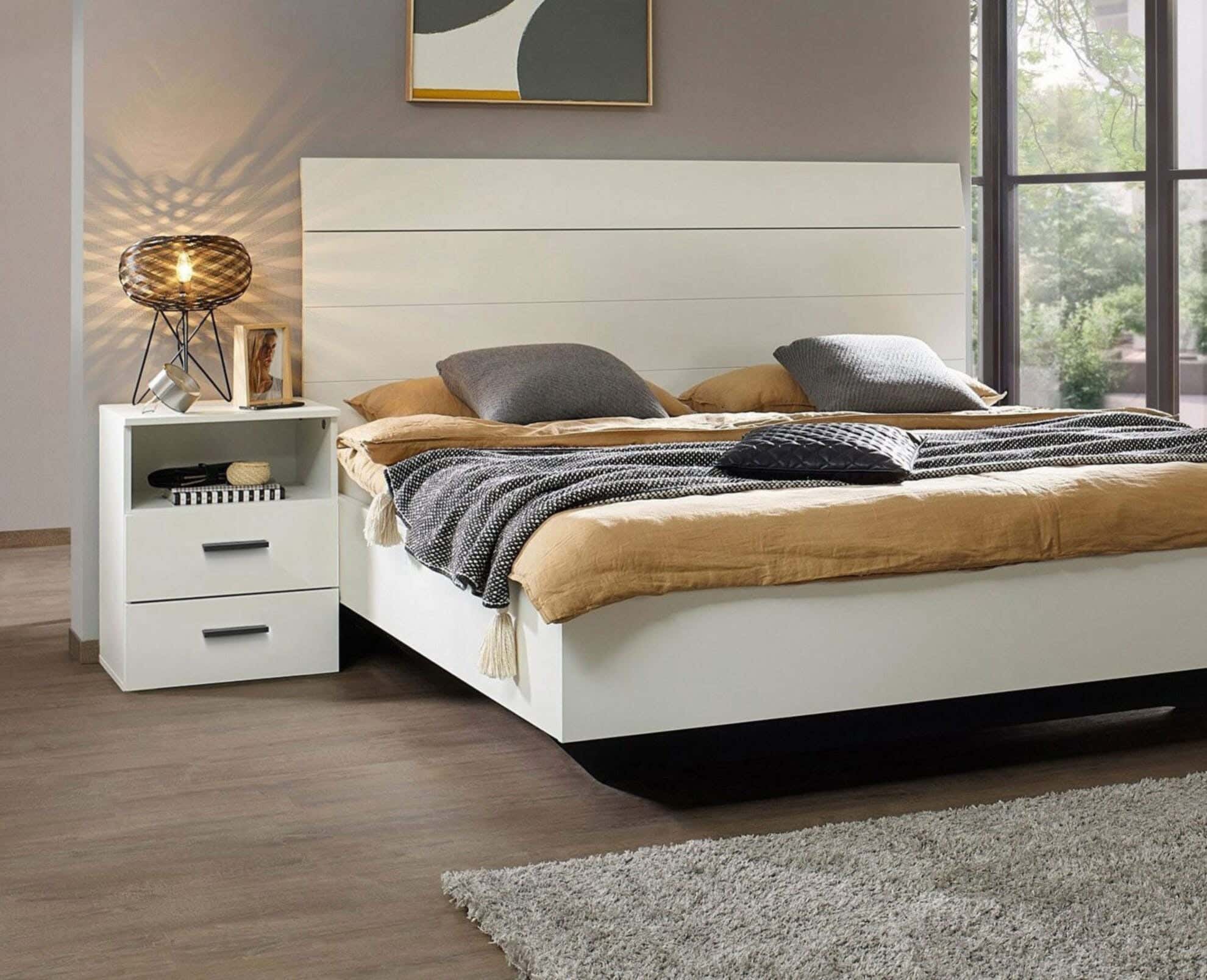MDF Wood Modern Commode, 50x36x32 cm - White