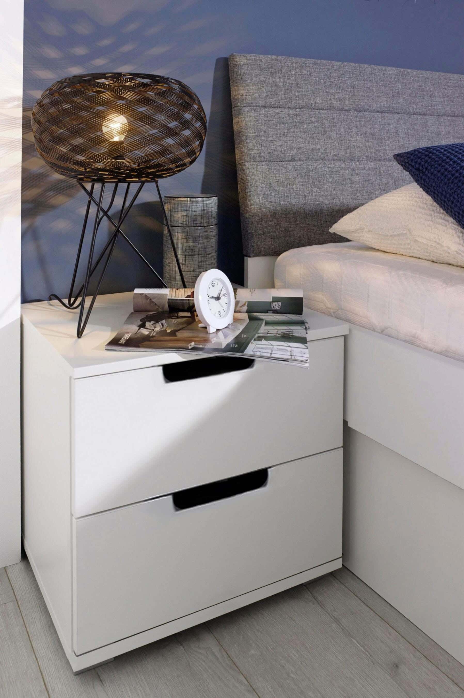 MDF Wood Modern Commode, 45x47x32 cm - White