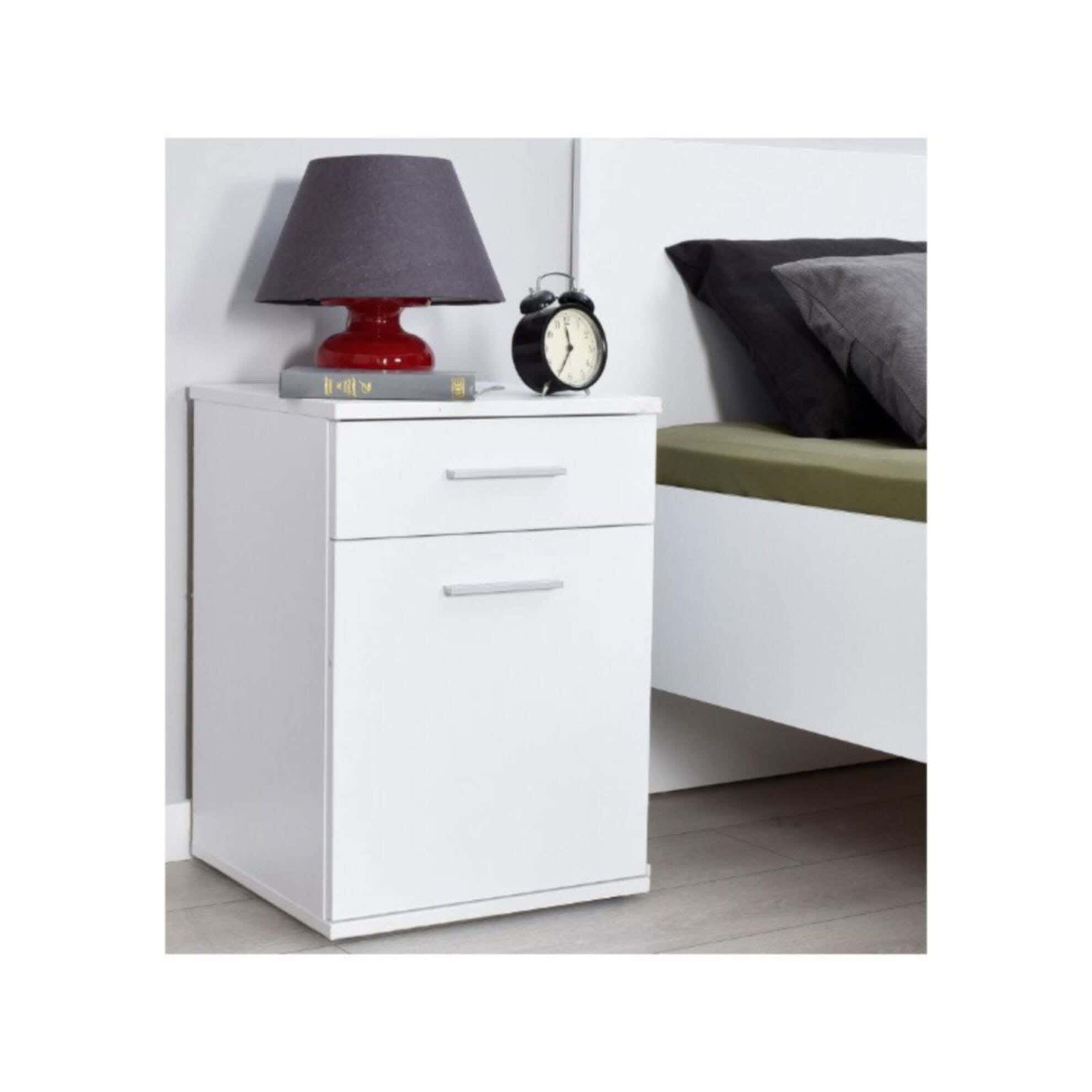 MDF Wood Modern Commode, 60x40x32 cm - White