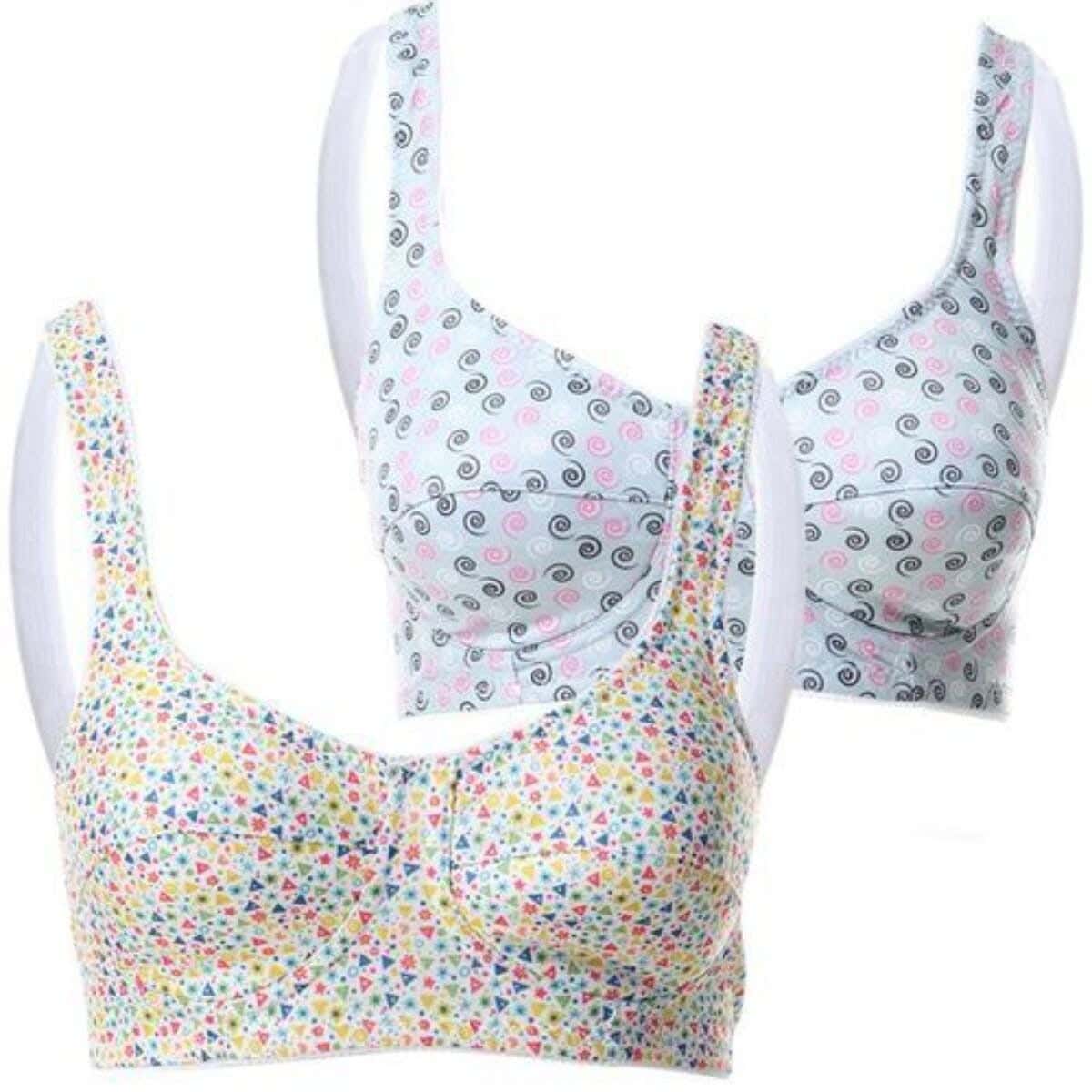Women'S Lasso Fabric Bra Set, 2 Pieces