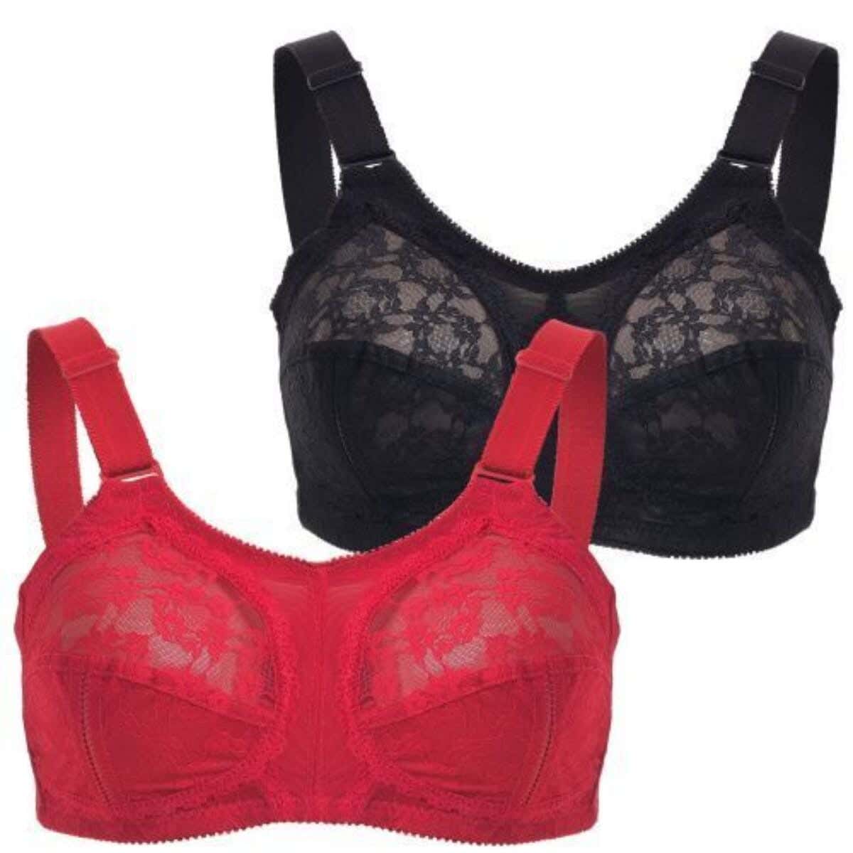 Women'S Lasso Fabric Bra Set, 2 Pieces