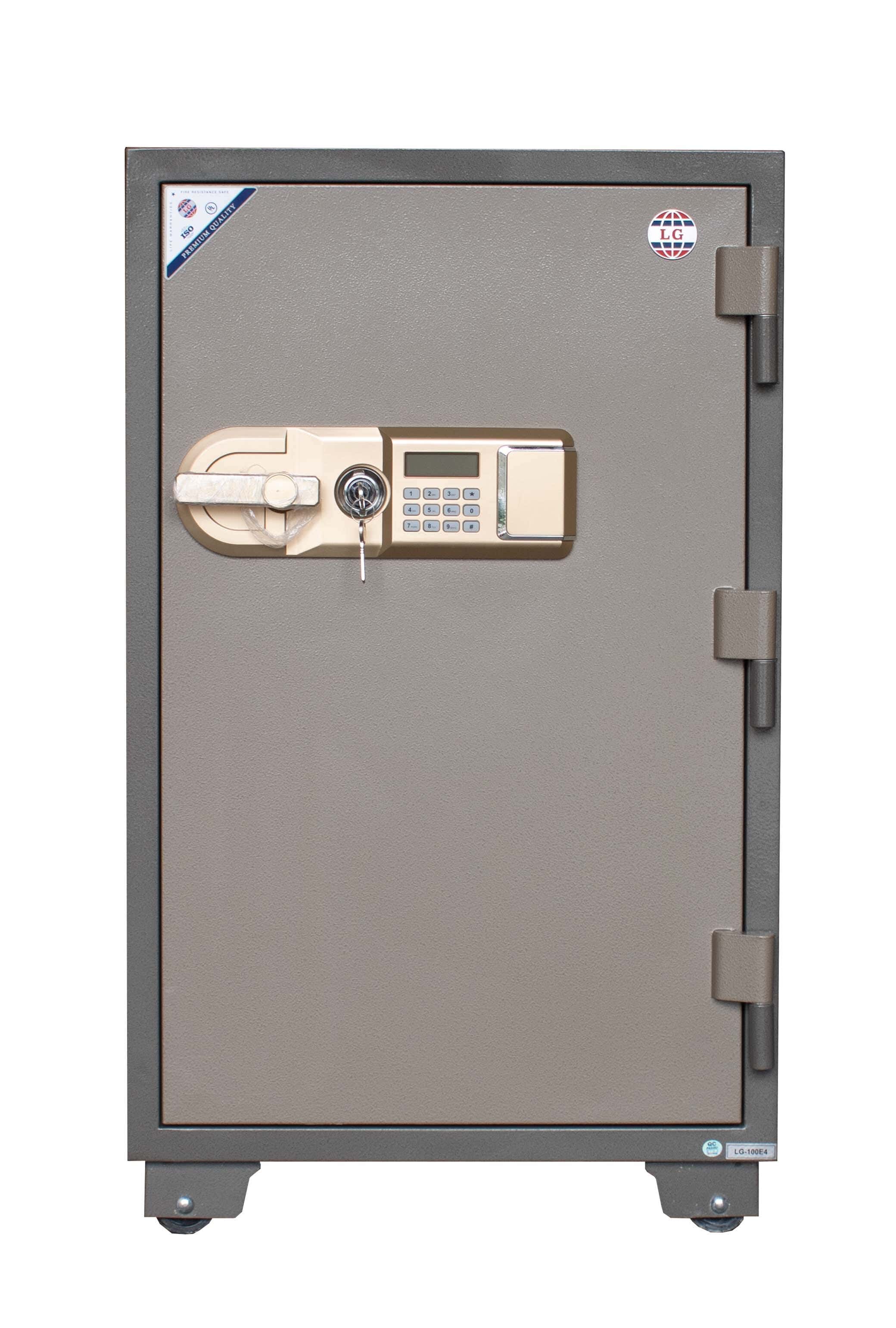 Lotfy Group LG Armored Steel Bank Vault, 99 × 60 × 56.5 cm - Beige