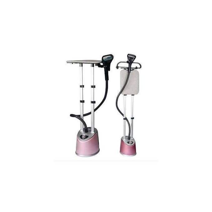 Lexical LGR-1202 Clothes Steam Iron, 2000 Watt, 3.2 L Water Tank, 11 Settings - White Pink