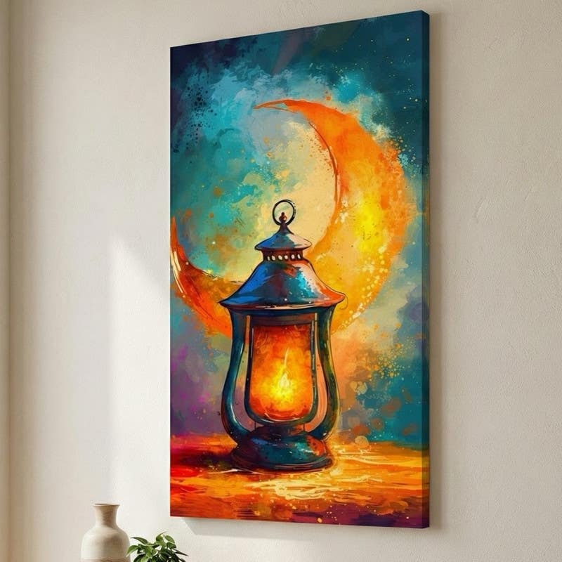 Modern Canvas Tableau, 120x80 cm - Multicolor
